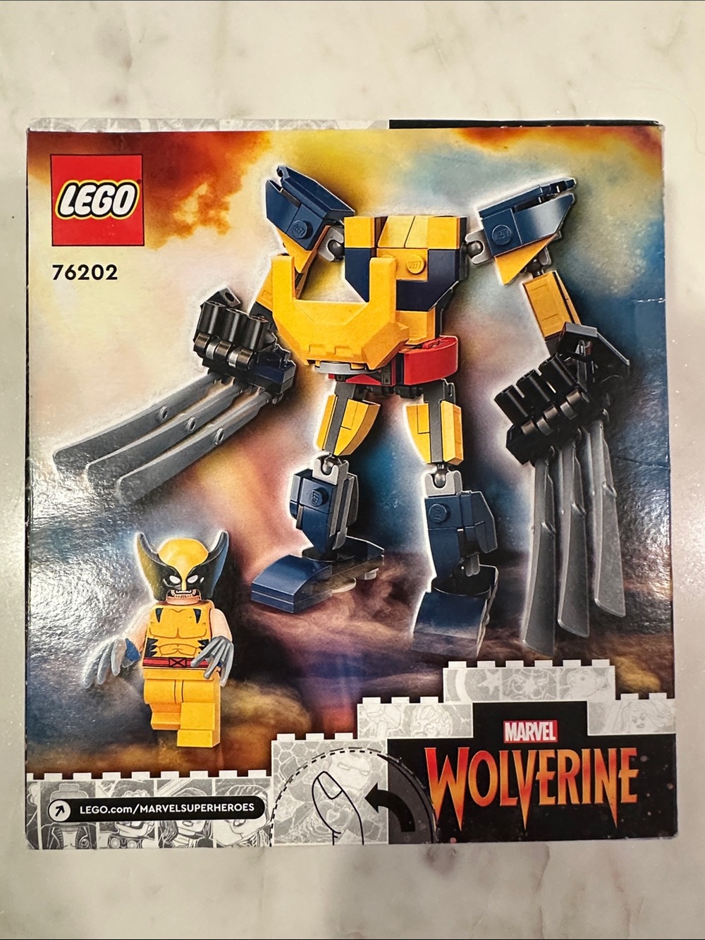 Lego 76202 Marvel Wolverine Mech Armor 141pcs Building Toy New and sealed
